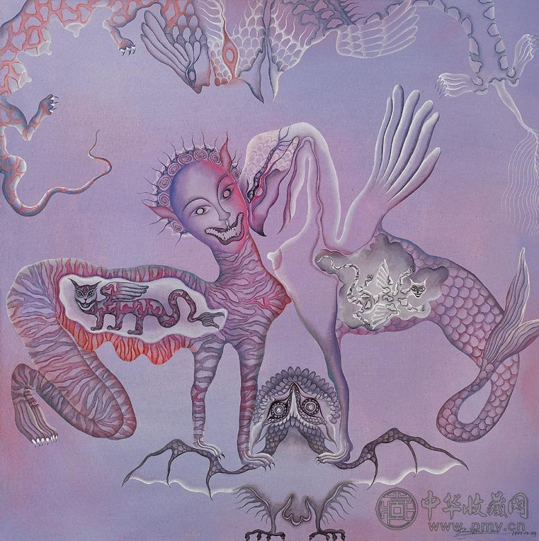 孙良 1997年作 诱惑 布面 油画