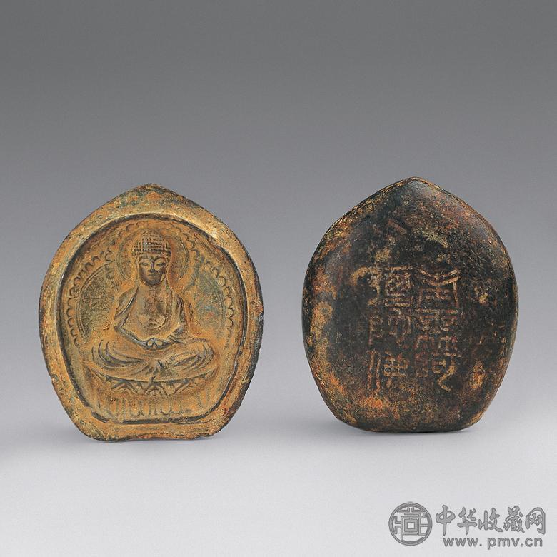 清 铜阿弥陀佛佛龛