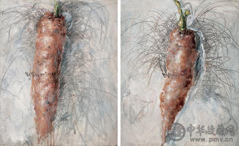 刘炜 2004年作 胡萝匠 布面油画