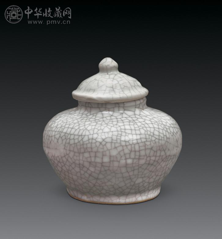 明万历 白哥窑小盖罐