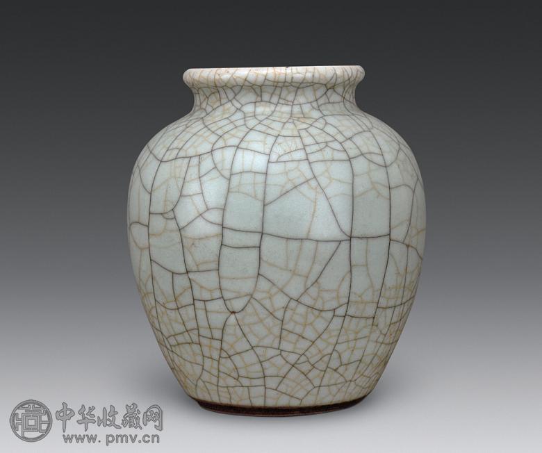 清雍正 仿哥釉太白尊 清雍正 仿哥釉太白尊