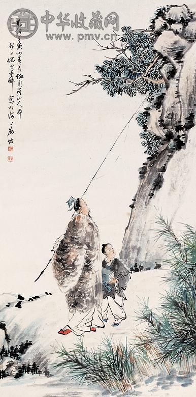 倪墨耕 人物 立轴