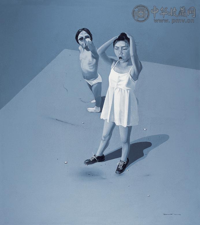 郭伟 2004年作 找到啦 布面 油画