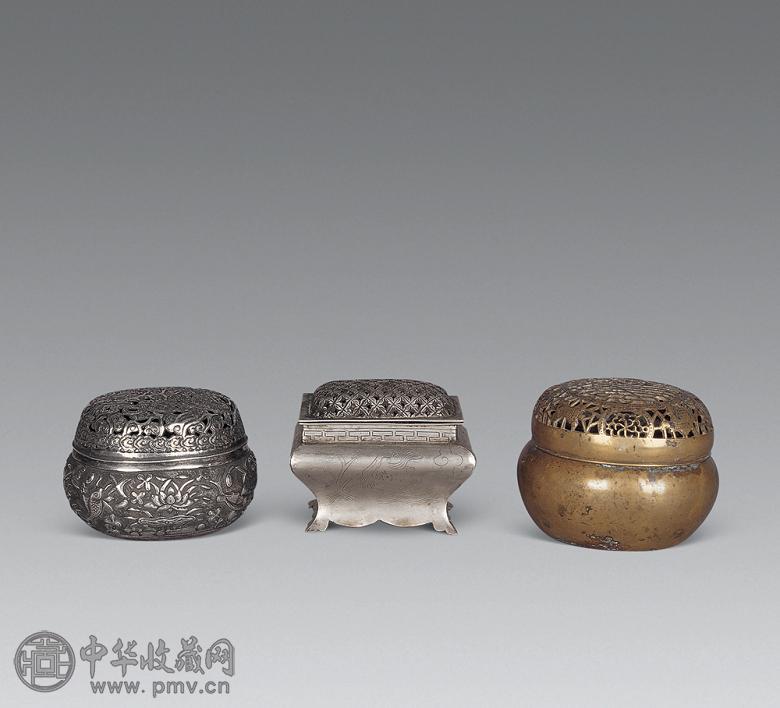 清 各式小手炉(3件)