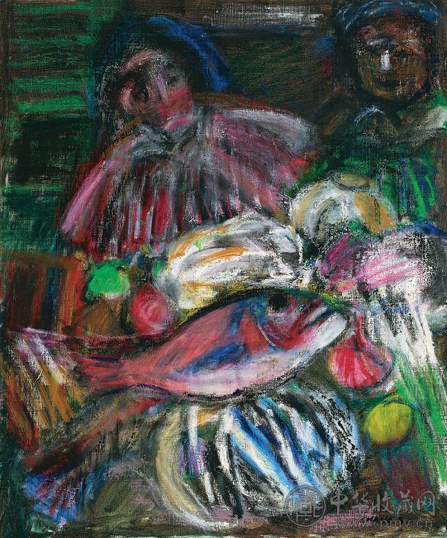 张万传 盛宴 油彩 画布