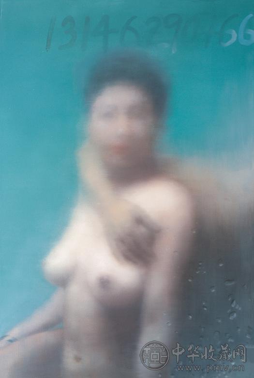 杨千 2006年作 双人浴室系列No.6 布面 油画