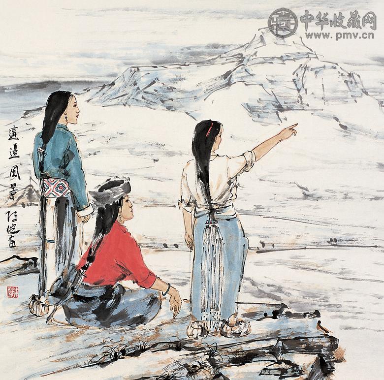 陈恺 这边风景 镜心 设色纸本