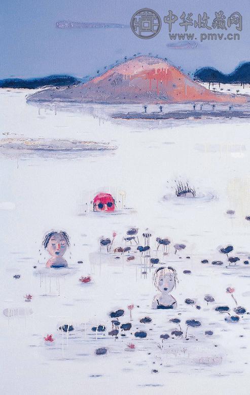 陈淑霞 2005年作 回荡 油彩 画布