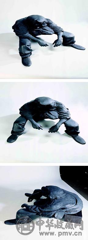 李桓权 2001年作 hack-hyun 玻璃纤维 雕塑 版数 1/3
