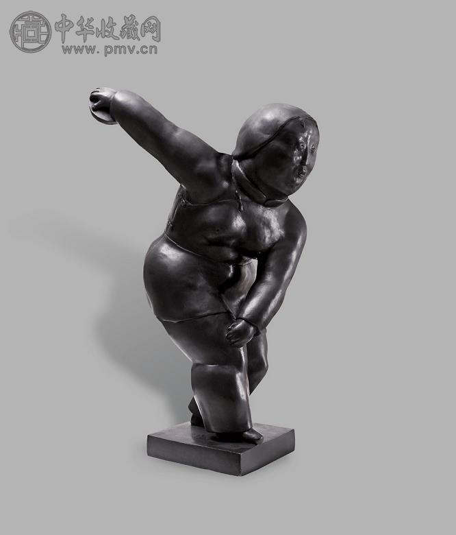 瞿广慈 2006年作 掷铁饼者 铸铜