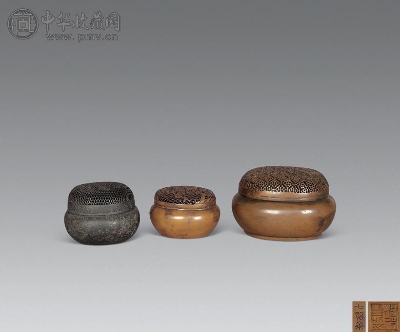 明－清 各式小手炉(3件)