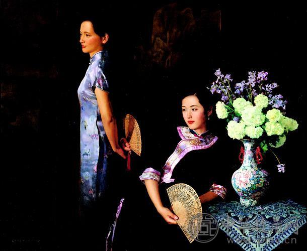 陈衍宁 仲夏夜 油画 画布