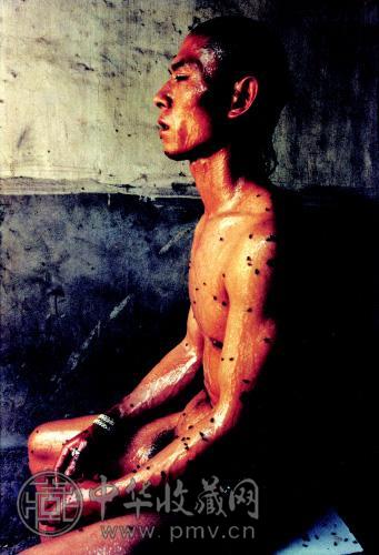 张洹 1994年作 12平方米 彩色相纸 版数 7/15