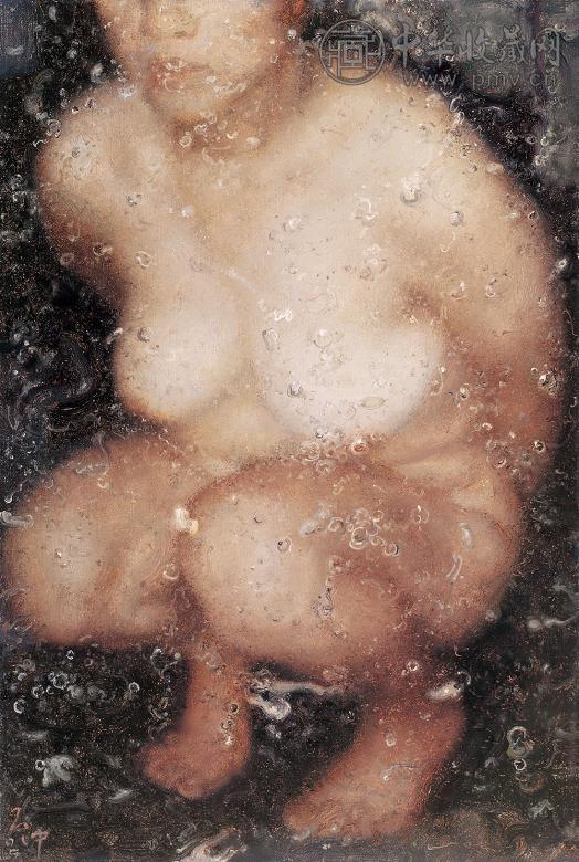石冲 2005年作 物语-动与静之三十 布面 油画
