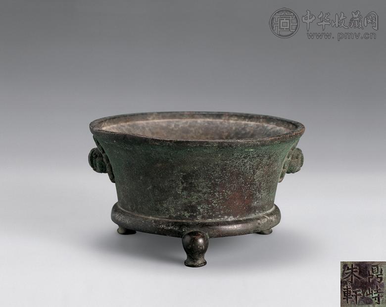 明 “鼎峙朱轩”款铜香炉