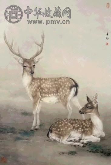 王生勇 凝望 镜心 设色纸本
