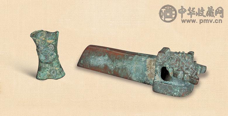 战国 铜车饰(2件)