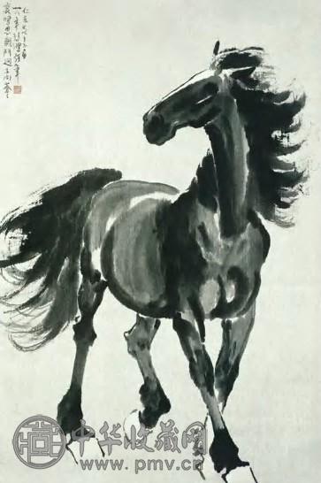 徐悲鸿 近现代 马 轴
