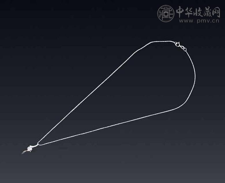 18K白金镶钻项链