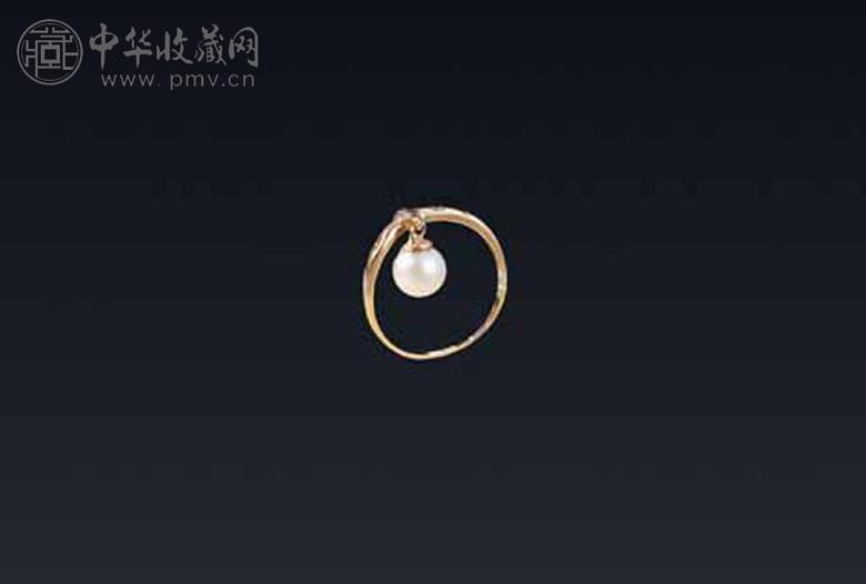 18K黄金珍珠戒指