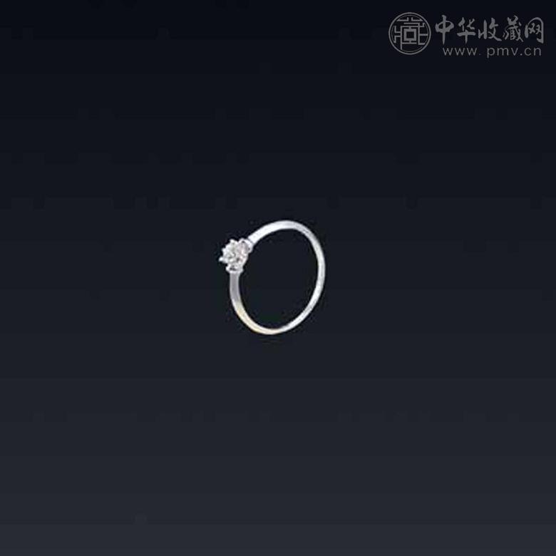铂金镶钻戒指