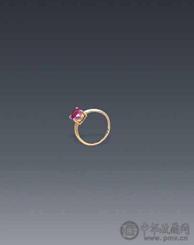 18K黄金镶碧玺戒指