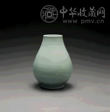 清乾隆 仿汝釉尊