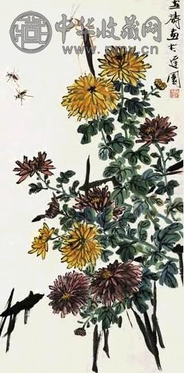 王雪涛 花卉草虫 轴