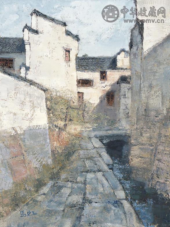 马虹 皖南村庄(二) 布面 油画