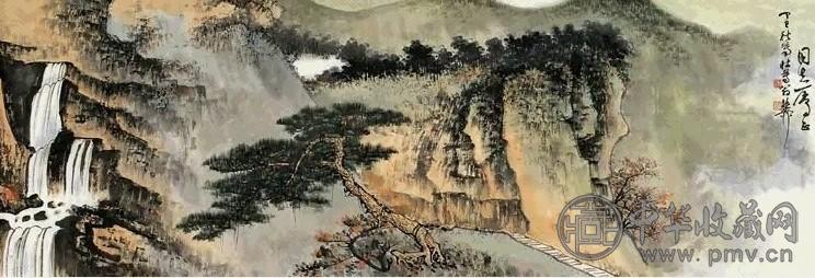 谢稚柳 山水 镜心