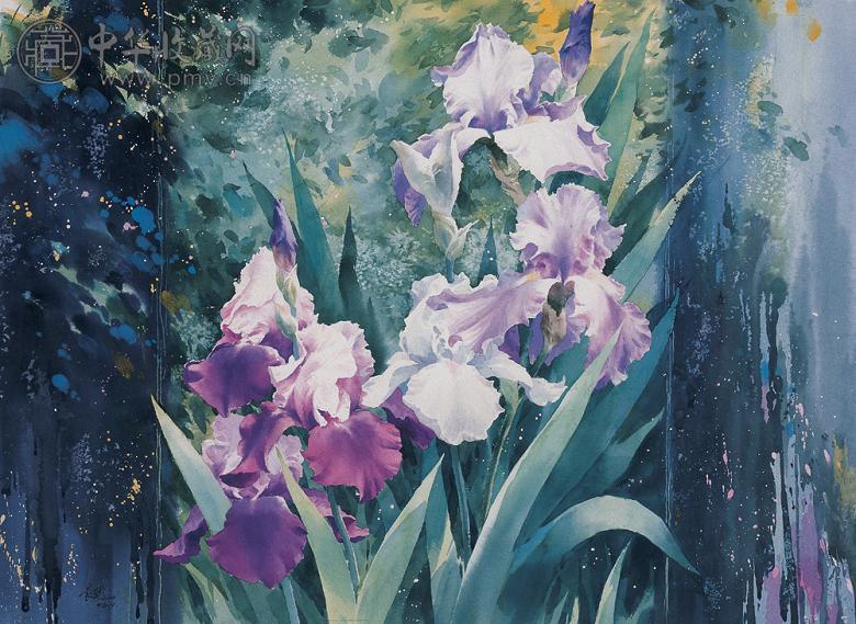 袁珑 五月 水彩画