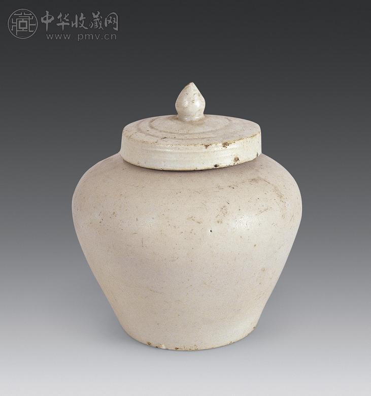 十二世纪 高丽白釉小盖罐