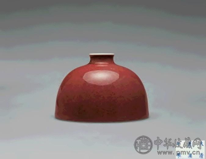 清康熙 豇豆红釉太白尊