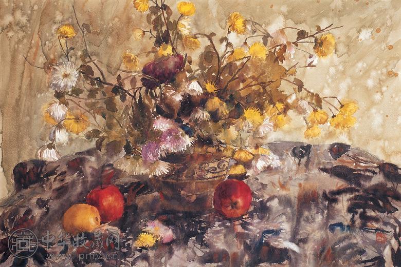 党天才 1995年作 花与果