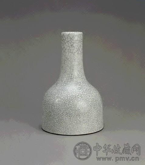 清 仿哥釉摇铃尊