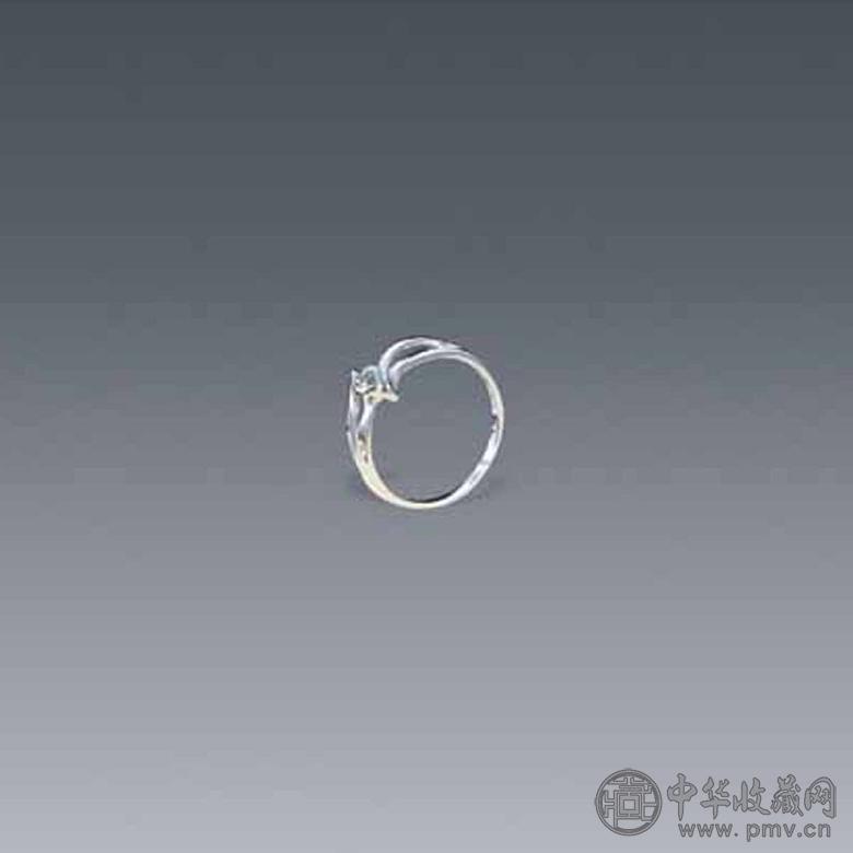 铂金镶钻戒指