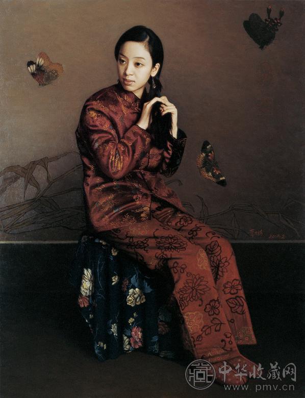 李彬 2004年作 梳姿 布面 油画