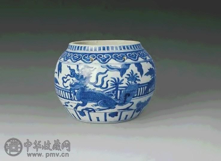 明万历青花麒麟罐收藏资讯|艺术家|书画家|书画名人|书法家-中华收藏网