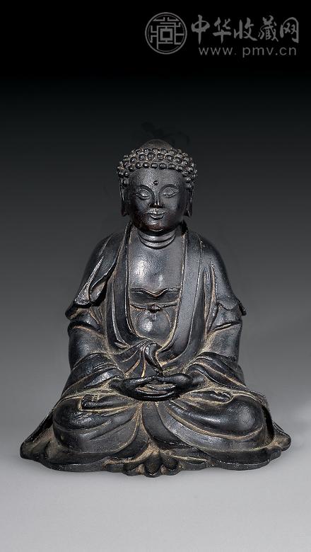 明代 铜释伽牟尼坐像