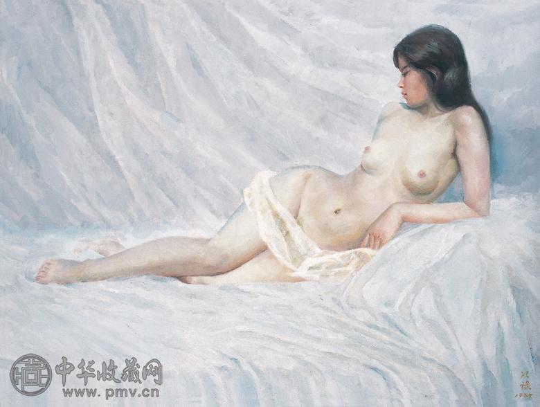 陈以禄 1989年作 人体 布面 油画