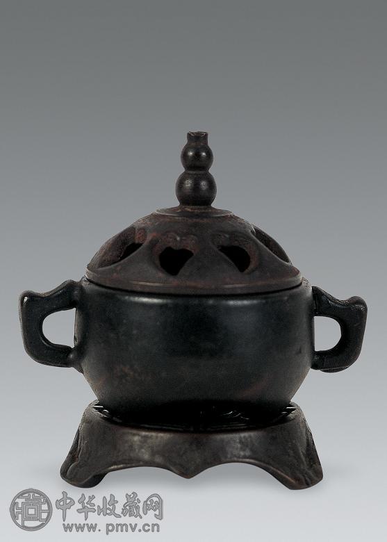 清乾隆 八卦炉 款识“乾隆”