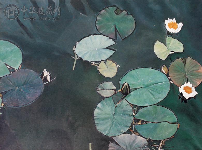 刘丽萍 睡莲．2 布面 油画