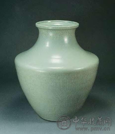 清雍正 仿汝鱼篓尊