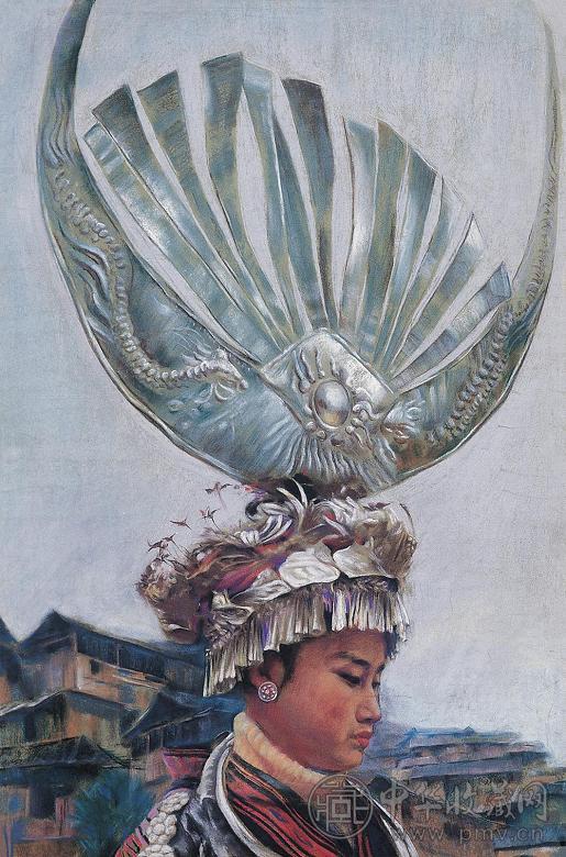 全心 少女 纸本 水彩