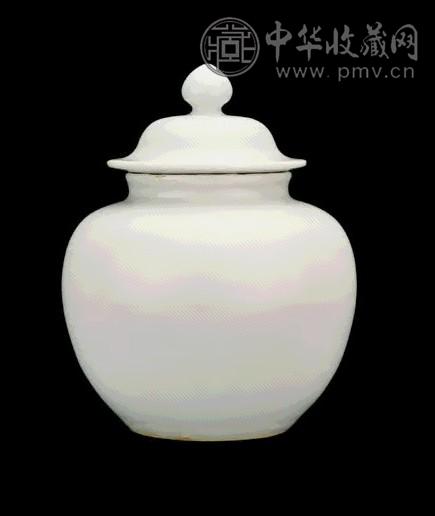 明早期甜白釉暗刻龙纹盖罐收藏资讯|艺术家|书画家|书画名人|书法家