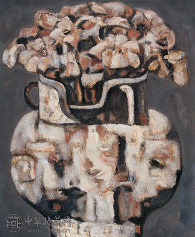 程兆星 1999年作 罐子系列之四 布面 油画