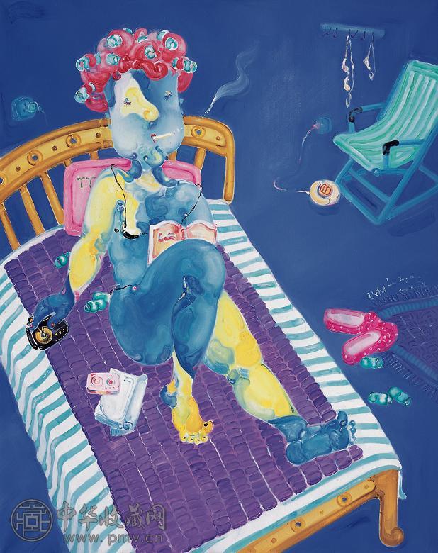 刘婷婷 清涩淑女XI 布面 油画