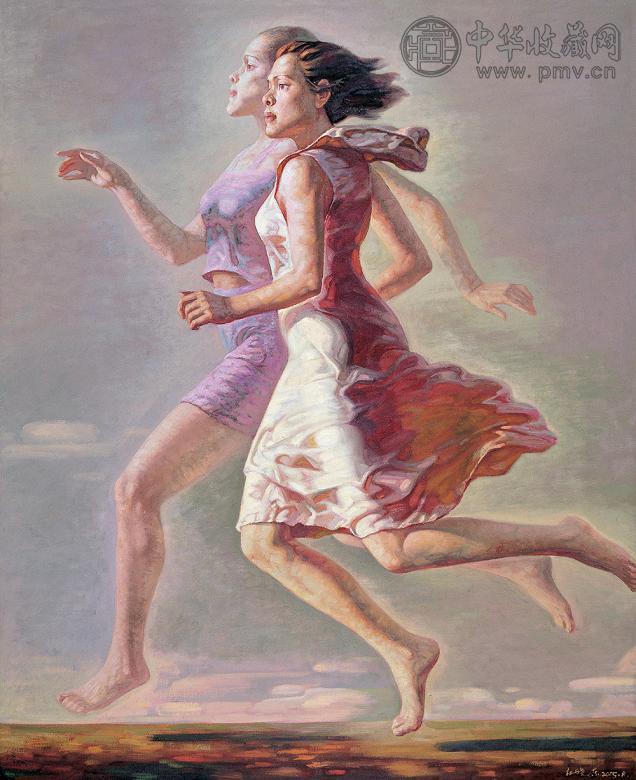 杜晓东 2005年作 每天的太阳 布面 油画