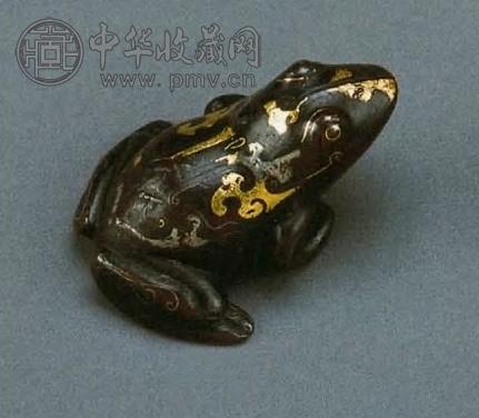 明铜错金银蟾蜍镇纸收藏资讯|艺术家|书画家|书画名人|书法家