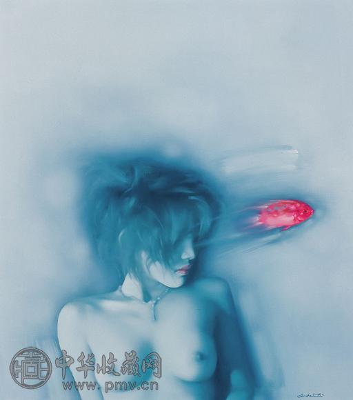 刘虹 2004年作 2004.失忆的鱼-09 布面 油画